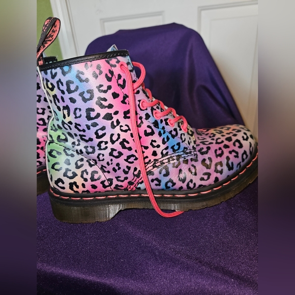 Dr. Martens Colorful Animal Print Boots - Picture 6 of 7